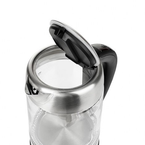 Adler | Kettle | AD 1247 NEW | With electronic control | 1850 - 2200 W | 1.7 L | Stainless steel, glass | 360° rotational base | - 4